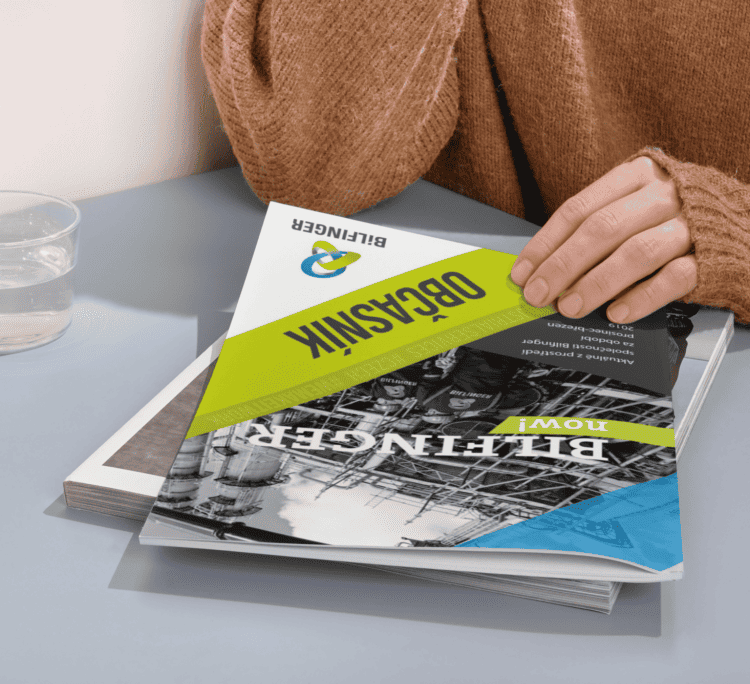 Bilfinger SE - titulní strana časopisu