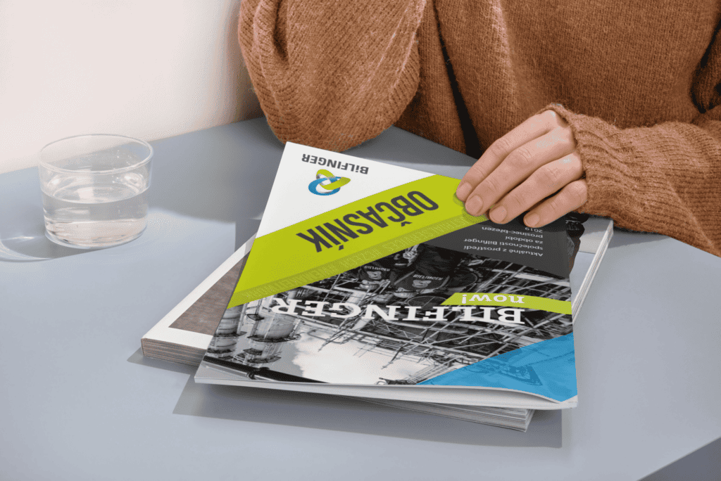 Bilfinger SE - titulní strana časopisu