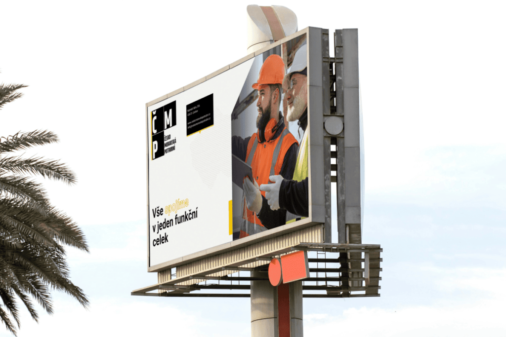 Grafický návrh billboardu pro Českomoravskou potrubní