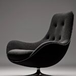 Charcoal Swivel Chair
